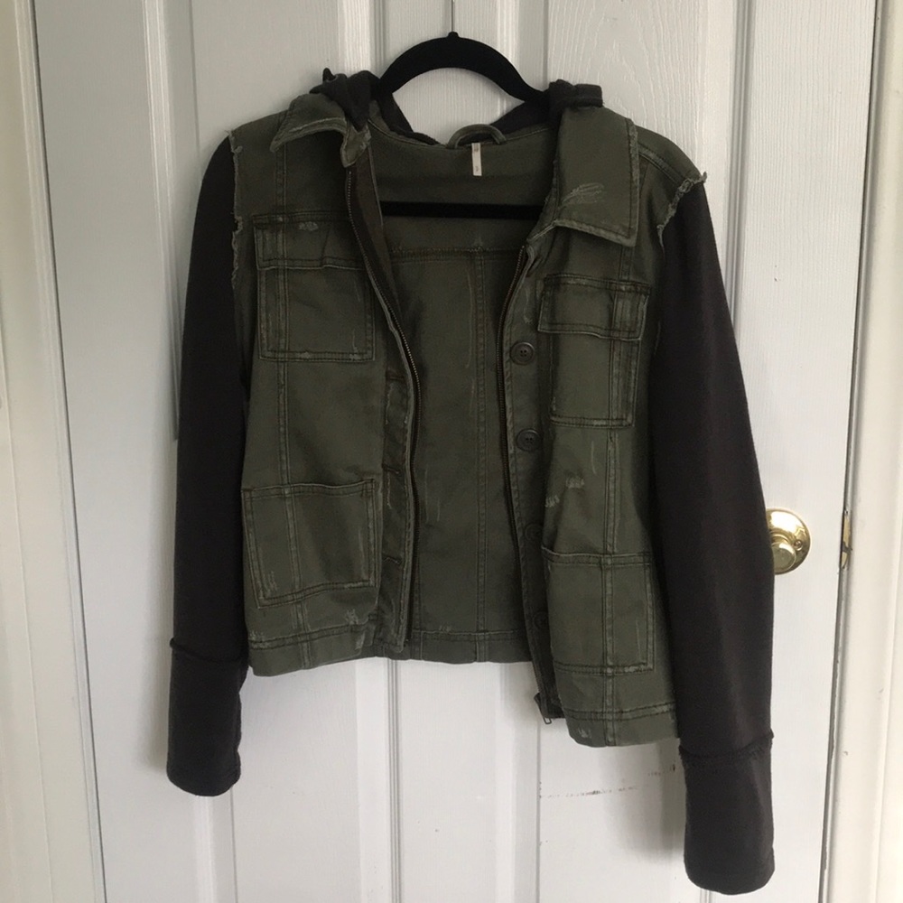 Free people military jacket